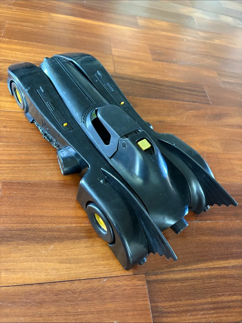Vintage Black Batmobile-Style Collectible Vehicle